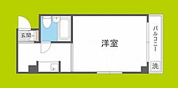 メゾンラ・セーヌ ワンルームの間取図画像