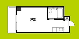コスナーマンション東成 ワンルームの間取図画像