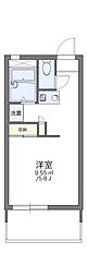 レオパレス住吉四番館 1Kの間取図画像