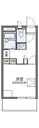 レオパレスソレイユ2 1Kの間取図画像