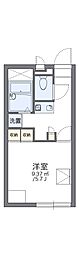 レオパレスエム・エム 1Kの間取図画像