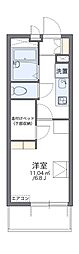 レオパレスWING西淀 1Kの間取図画像