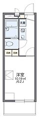 レオパレスすばる 1Kの間取図画像