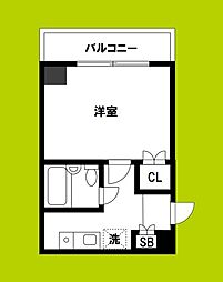 T・Hビル 1Kの間取図画像