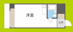 ライオンズマンション新大阪第5 ワンルームの間取図画像