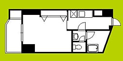 新大阪第一ダイヤモンドマンション 1Kの間取図画像