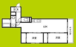 TIO HAVRE 2LDKの間取図画像