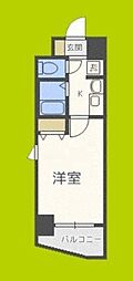 エステムコート難波センチュリオ 1Kの間取図画像