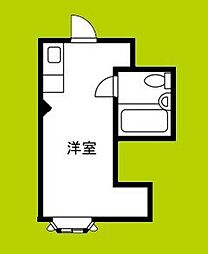 サラオリエンテ中野 ワンルームの間取図画像