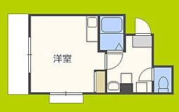 スタシオン梅田イースト 1Kの間取図画像