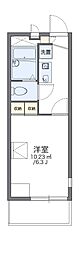 レオパレスフセアジロミナミ 1Kの間取図画像