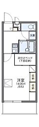 レオパレスIB 1Kの間取図画像