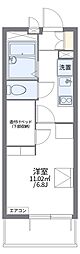 レオパレスCOAX 1Kの間取図画像