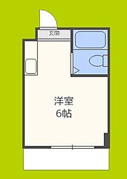 ジオナ柴島1 ワンルームの間取図画像