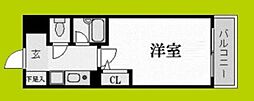 エスリード本町 1Kの間取図画像