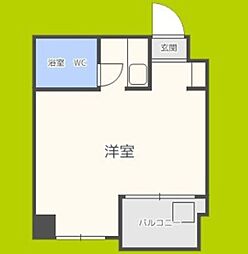オーナーズマンション西脇 ワンルームの間取図画像
