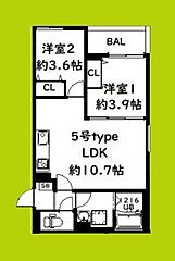 物件の間取り