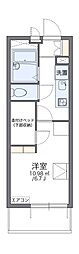 レオパレス米米 1Kの間取図画像