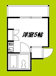 グランビルド道頓堀 ワンルームの間取図画像