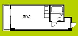 AZ26 ワンルームの間取図画像