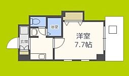 M'PLAZA住吉公園壱番館 1Kの間取図画像