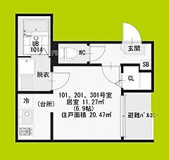 物件の間取り