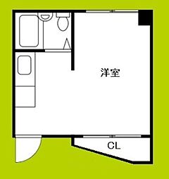 NAGAIメゾン天王寺南 ワンルームの間取図画像