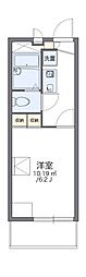 レオパレスパーシモン1 1Kの間取図画像