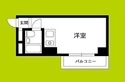 ネオハイツ第3新大阪 ワンルームの間取図画像