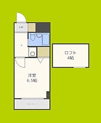 デイズハイツ八幡屋 1Kの間取図画像