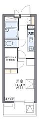 レオパレスエスペランザ 1Kの間取図画像