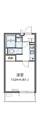 セイ柴島 1Kの間取図画像