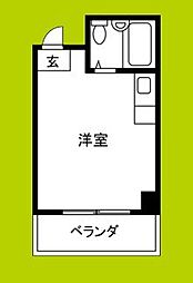 エルシティ新今里 ワンルームの間取図画像