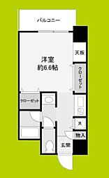エル・セレーノ九条 1Kの間取図画像