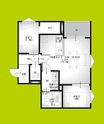 REGALEST神崎川II 2LDKの間取図画像
