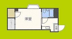 アリストクレティプラザナカノ 1Kの間取図画像