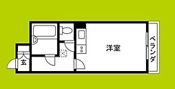 マイルド新大阪レジデンス3号館 ワンルームの間取図画像