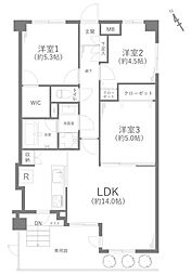 間取図画像 3LDK