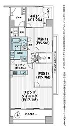 間取図画像 3LDK