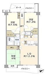 間取図画像 3LDK