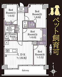 間取図画像 4LDK