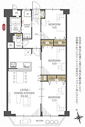 間取図画像 3LDK