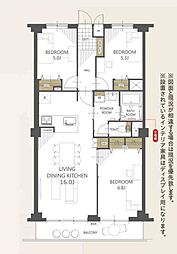 間取図画像 3LDK