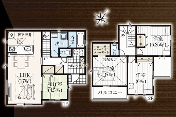 間取りを拡大表示
