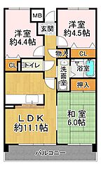物件の間取り