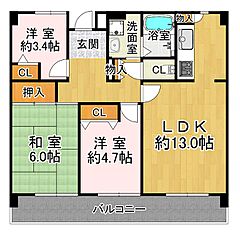 物件の間取り