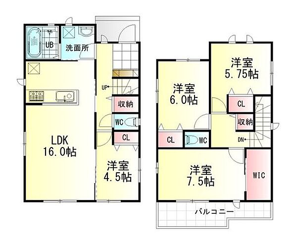 間取りを拡大表示