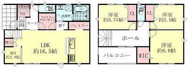 間取りを拡大表示