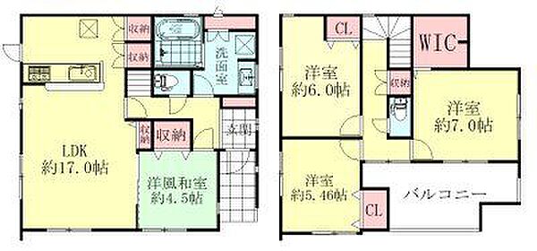 間取りを拡大表示