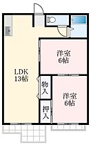 大阪府堺市中区東山（賃貸アパート2LDK・2階・48.00㎡） その2